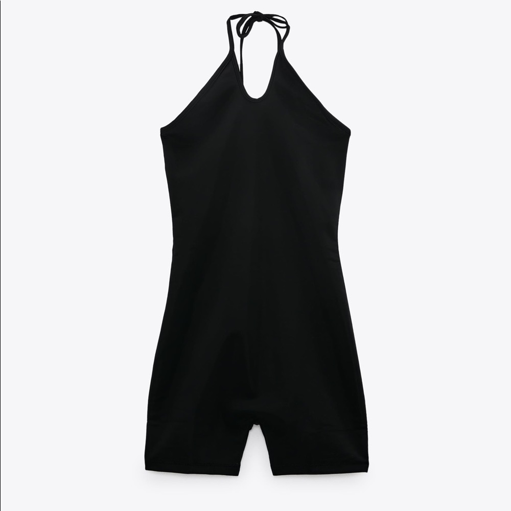ZARA HIGH NECK STRETCH JUMPSUIT